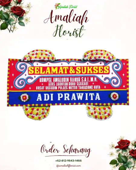 Papan Bunga Ucapan Selamat Sukadame